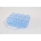 Basicwise Clear Plastic Egg Carton, 12 Egg Holder Carrying Case with Handle, Blue QI003329B - alternate 3